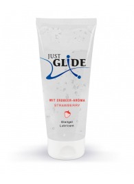 Лубрикант на водной основе Just Glide Strawberry с ароматом клубники - 200 мл. - Orion - купить с доставкой во Владикавказе