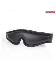 Черная сплошная гладкая маска на глаза - Notabu - купить с доставкой во Владикавказе