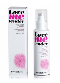 Съедобное согревающее массажное масло Love Me Tender Cotton Candy с ароматом сладкой ваты - 100 мл. - Love to Love - купить с доставкой во Владикавказе
