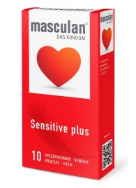 Презервативы Masculan Sensitive plus - 10 шт. - Masculan - купить с доставкой во Владикавказе