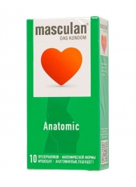 Презервативы анатомической формы Masculan Anatomic - 10 шт. - Masculan - купить с доставкой во Владикавказе