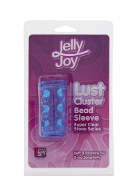 Голубая насадка с шипами и шишечками LUST CLUSTER - Dream Toys - во Владикавказе купить с доставкой