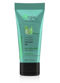 Съедобный интимный гель Orgie Lube Tube Cocktail Caipirinha - 50 мл. - ORGIE - купить с доставкой во Владикавказе