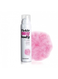 Массажная хрустящая пенка Tickle My Body Cotton Candy с ароматом сладкой ваты - 150 мл. - Love to Love - купить с доставкой во Владикавказе