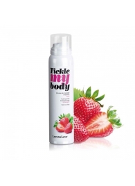 Массажная хрустящая пенка Tickle My Body Strawberry с ароматом клубники - 150 мл. - Love to Love - купить с доставкой во Владикавказе