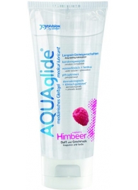 Гель-лубрикант на водной основе AQUAglide с ароматом малины - 100 мл. - Joy Division - купить с доставкой во Владикавказе