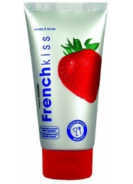 Съедобный лубрикант Frenchkiss с ароматом клубники - 75 мл. - Joy Division - купить с доставкой во Владикавказе