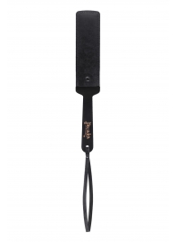 Черный кожаный пэддл - 37 см. - Pecado - купить с доставкой во Владикавказе