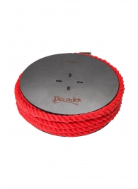 Красная веревка для шибари на катушке - 10 м. - Pecado - купить с доставкой во Владикавказе