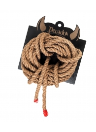 Джутовая веревка для шибари - 5 м. - Pecado - купить с доставкой во Владикавказе