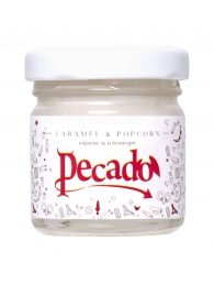 Массажная свеча Caramel   Popcorn - 35 мл. - Pecado - купить с доставкой во Владикавказе