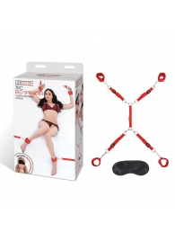 Красная фиксация на матрас Classic Bedspreader - Lux Fetish - купить с доставкой во Владикавказе