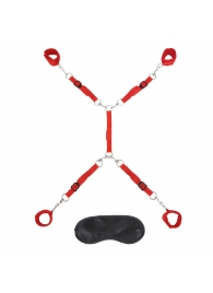 Красная фиксация на матрас Classic Bedspreader - Lux Fetish - купить с доставкой во Владикавказе