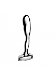 Стальной стимулятор простаты Stainless Steel Prostate Plug - 11,5 см. - b-Vibe - во Владикавказе купить с доставкой