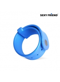 Голубой эрекционный ремешок-утяжка - 1137 - во Владикавказе купить с доставкой