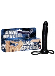 Насадка-фаллоимитатор с двумя кольцами для крепления - 16 см. - Orion - во Владикавказе купить с доставкой