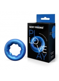 Синее эрекционное кольцо без вибрации - 1137 - во Владикавказе купить с доставкой