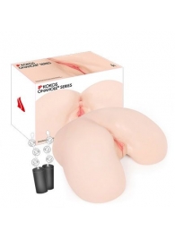 Мастурбатор-полуторс с двойным слоем материала и вибрацией Maria Onahole Real Vagina - KOKOS - во Владикавказе купить с доставкой