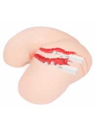 Мастурбатор-полуторс с двойным слоем материала и вибрацией Maria Onahole Real Vagina - KOKOS - во Владикавказе купить с доставкой