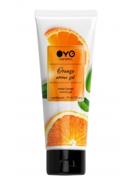 Лубрикант на водной основе OYO Aroma Gel Orange с ароматом апельсина - 75 мл. - OYO - купить с доставкой во Владикавказе