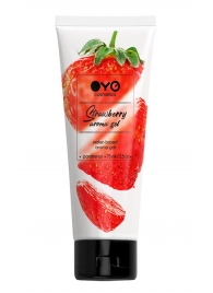 Лубрикант на водной основе OYO Aroma Gel Strawberry с ароматом клубники - 75 мл. - OYO - купить с доставкой во Владикавказе