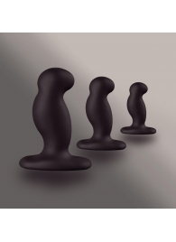 Набор из 3 массажеров простаты чёрного цвета NEXUS ANAL STARTER KIT - Nexus Range - во Владикавказе купить с доставкой