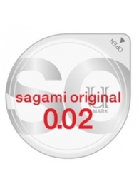 Ультратонкий презерватив Sagami Original - 1 шт. - Sagami - купить с доставкой во Владикавказе