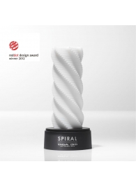 Белый 3D мастурбатор SPIRAL - Tenga - во Владикавказе купить с доставкой