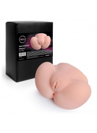 Реалистичный мастурбатор с двумя функциональными отверстиями - Erowoman-Eroman - во Владикавказе купить с доставкой