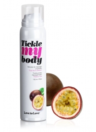 Массажная хрустящая пенка Tickle my body с ароматом маракуйи - 150 мл. - Love to Love - купить с доставкой во Владикавказе