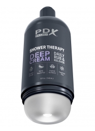 Мастурбатор в бутылке Shower Therapy Deep Cream - Pipedream - во Владикавказе купить с доставкой