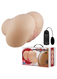 Телесный мастурбатор-полуторс Luna с вибрацией - Baile - во Владикавказе купить с доставкой