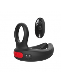 Черное эрекционное виброкольцо Cock Ring с пультом ДУ - I-MOON - во Владикавказе купить с доставкой