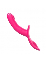 Розовый поясной вибратор с пультом ДУ - I-MOON - купить с доставкой во Владикавказе