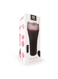 Черный мастурбатор-вагина с вибропулей и пультом ДУ - S-HANDE - во Владикавказе купить с доставкой