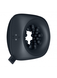 Черный мужской вибромассажер Ring Stroker - Satisfyer - во Владикавказе купить с доставкой