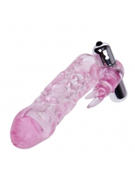 Насадка на фаллос с вибрирующим стимулятором - 17 см. - Baile - во Владикавказе купить с доставкой