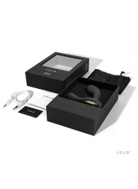 Чёрный перезаряжаемый стимулятор простаты Bruno Black - Lelo - во Владикавказе купить с доставкой