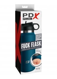 Мастурбатор-вагина в синей колбе F*ck Flask - Pipedream - во Владикавказе купить с доставкой