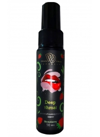 Спрей для горла Deep Throat с десенсибилизирующим эффектом и вкусом клубники - 50 мл. - БиоМед - купить с доставкой во Владикавказе