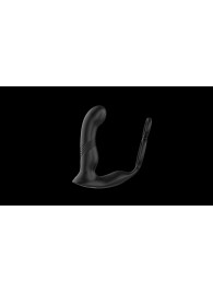 Черный вибромассажер простаты с эффектом фингеринга - 16 см. - Secwell - во Владикавказе купить с доставкой