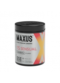 Анатомические презервативы MAXUS Sensual - 15 шт. - Maxus - купить с доставкой во Владикавказе