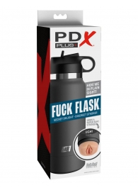 Серый мастурбатор в виде бутылки F*ck Flask - Pipedream - во Владикавказе купить с доставкой