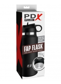 Черный мастурбатор в виде бутылки Fap Flask - Pipedream - во Владикавказе купить с доставкой