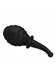 Черный анальный душ с гибким изогнутым наконечником - Baile - купить с доставкой во Владикавказе