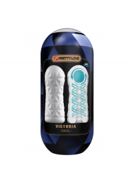 Белый мастурбатор в колбе Victoria - Baile - во Владикавказе купить с доставкой