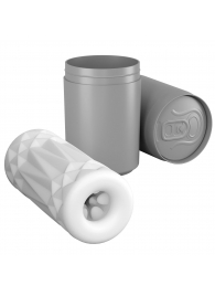 Белый компактный мастурбатор Fine Lady в упаковке-банке - Baile - во Владикавказе купить с доставкой