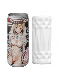 Белый компактный мастурбатор в упаковке-банке - Baile - во Владикавказе купить с доставкой