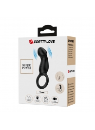 Черное вибрирующее кольцо Trae - Baile - во Владикавказе купить с доставкой