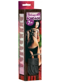 Чёрная веревка для связывания - 700 см. - Orion - купить с доставкой во Владикавказе